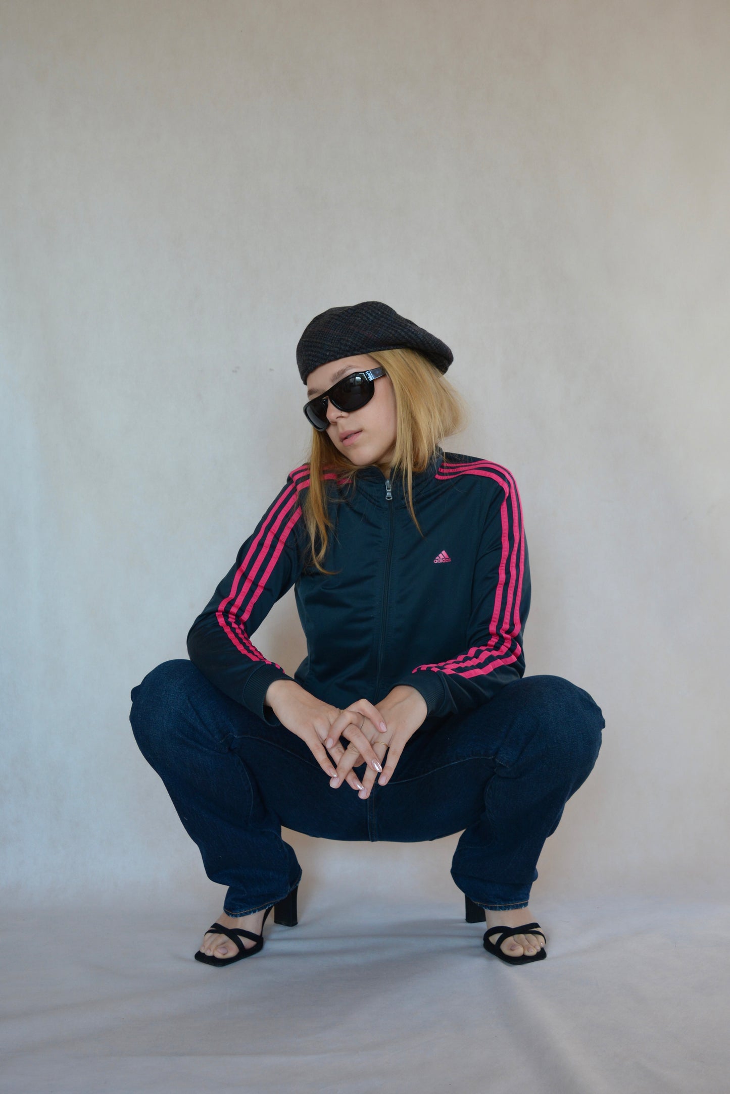 Adidas cipzáros pulóver