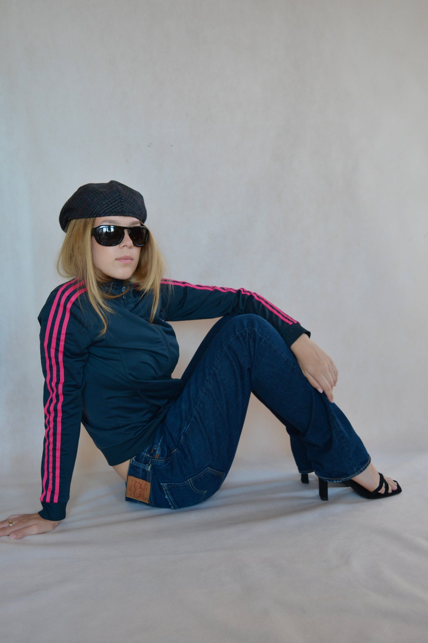 Adidas cipzáros pulóver