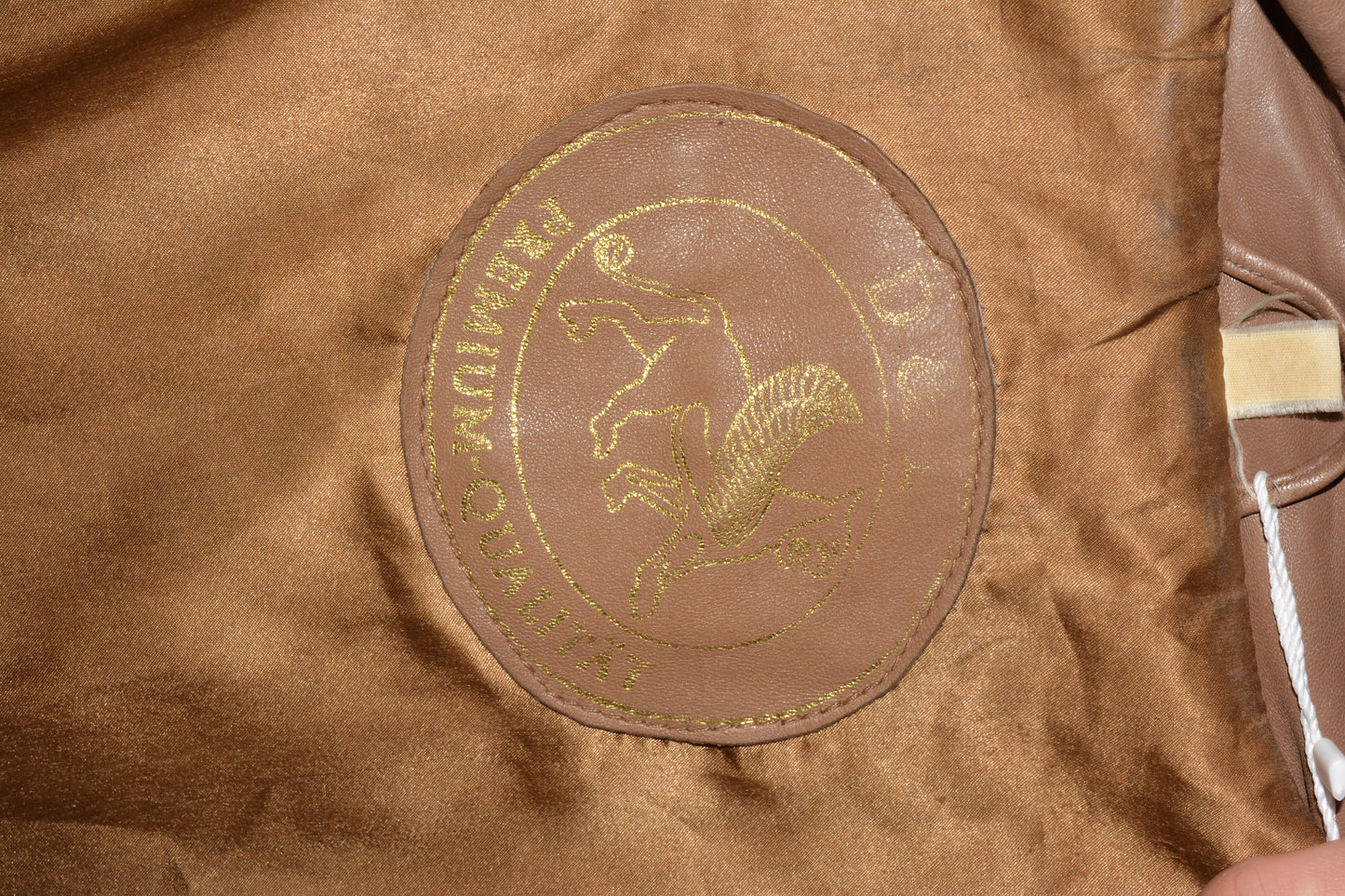 Barna bőrkabát