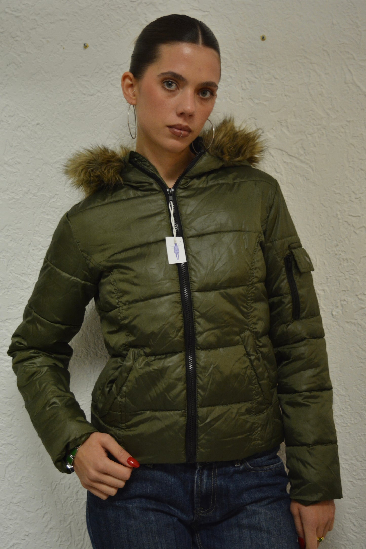 Kapucnis puffer dzseki